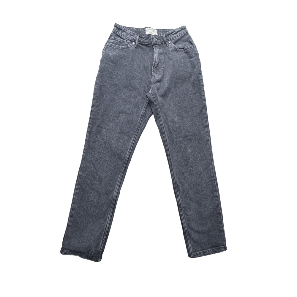 Everlane The Curvy Cheeky Jeans Womens 29 Charcoal Gray High Rise Straight Denim